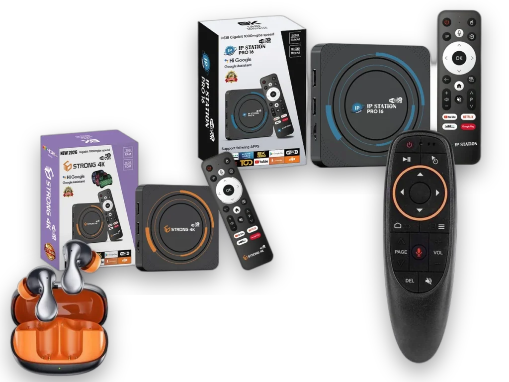 Box TV Android, écouteurs, souris et accessoires HDMI RayanSmart