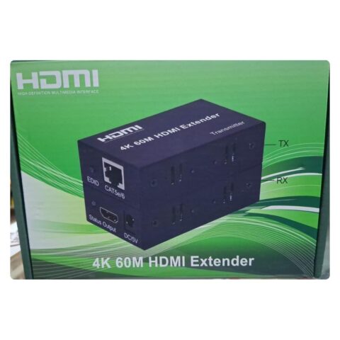 Extendeur HDMI 4K 60 m par câble RJ45 (CAT5e / CAT6)