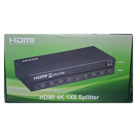 Splitter HDMI 1 x 8 4K — 1 source vers 8 écrans